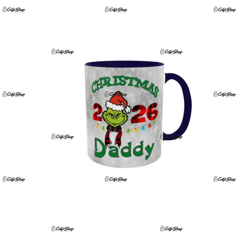 Christmas daddy ( anul curent ), cana din ceramica, 330ml, model cgs1811